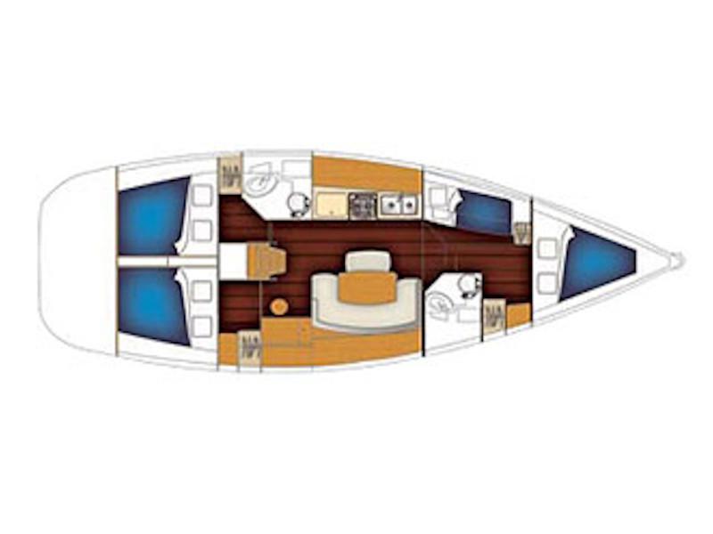 Book yachts online - sailboat - Cyclades 43.4 - 43.4 athens - rent