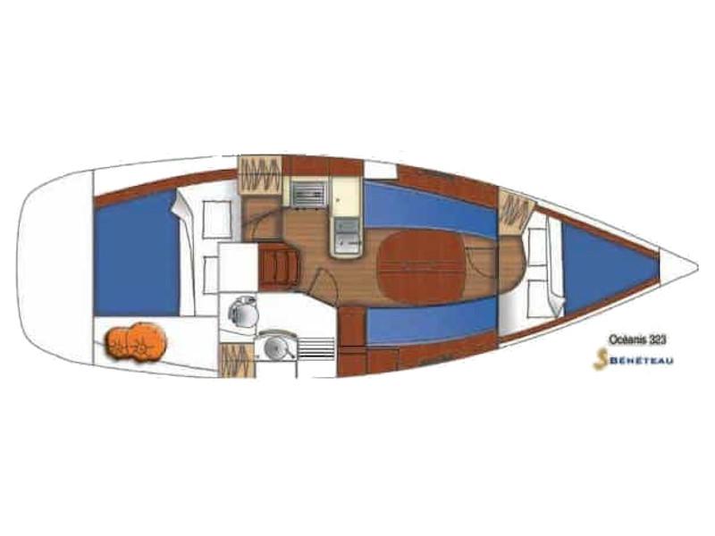 Book yachts online - sailboat - Oceanis 323 - Lily - rent