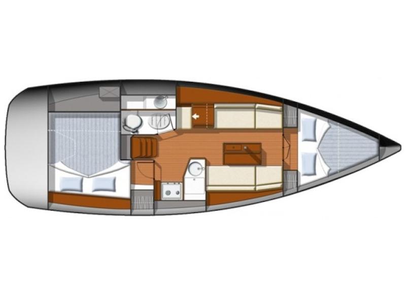 Book yachts online - sailboat - Sun Odyssey 33i - Jabuka - rent