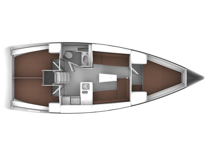 Book yachts online - sailboat - Bavaria Cruiser 37 - Hama - rent