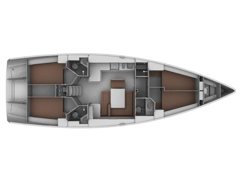 Book yachts online - sailboat - Bavaria Cruiser 45 - Annachiara - rent