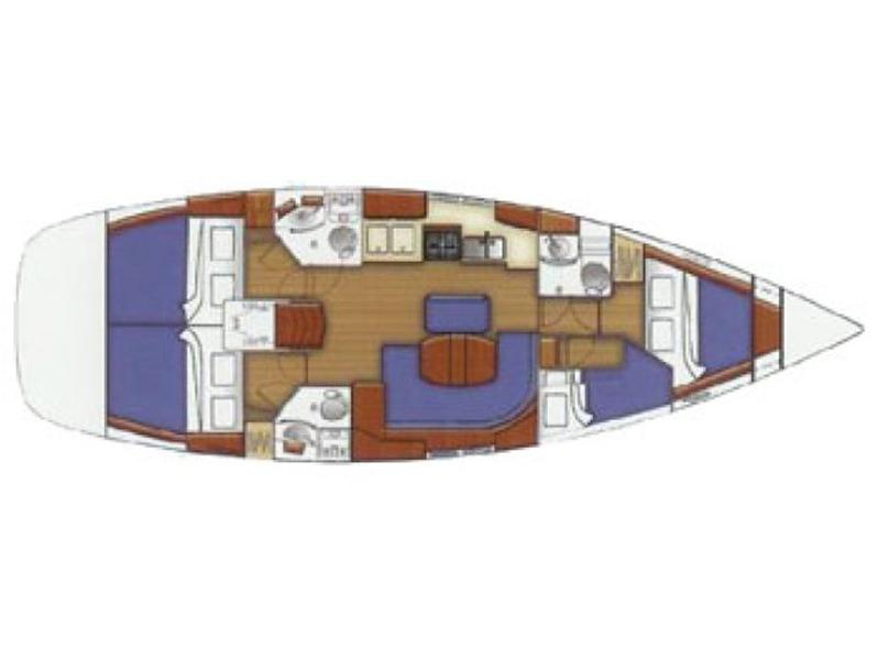 Book yachts online - sailboat - Oceanis 423 - Margarita S - rent