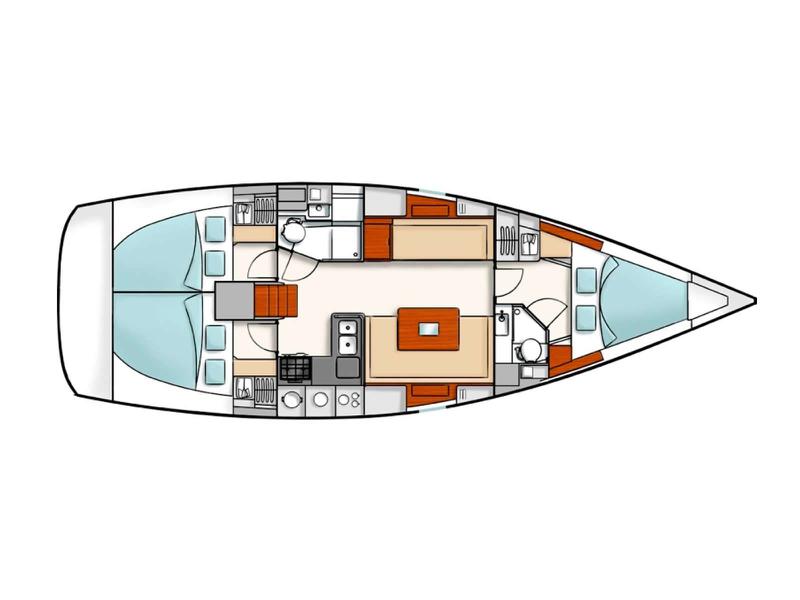 Book yachts online - sailboat - Hanse 400e - Achinos - rent