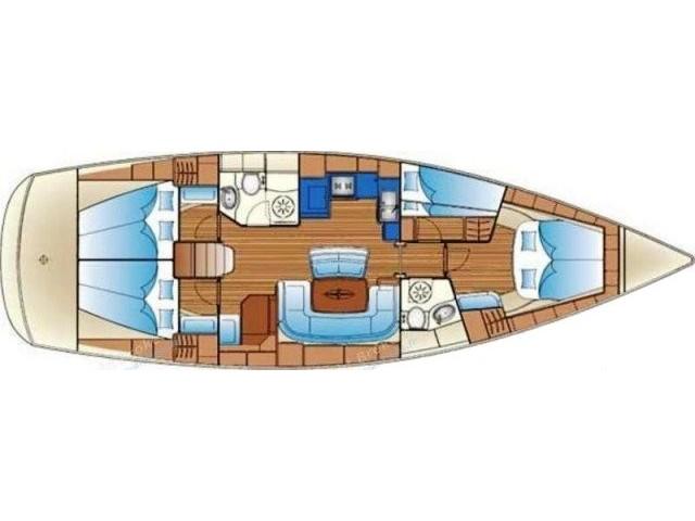 Book yachts online - sailboat - Bavaria  46 Cruiser - Ariana - rent