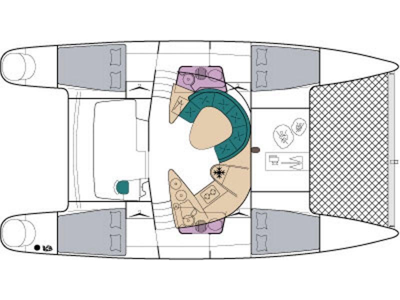 Book yachts online - catamaran - Athena 38 - EC- A38-05-G - rent