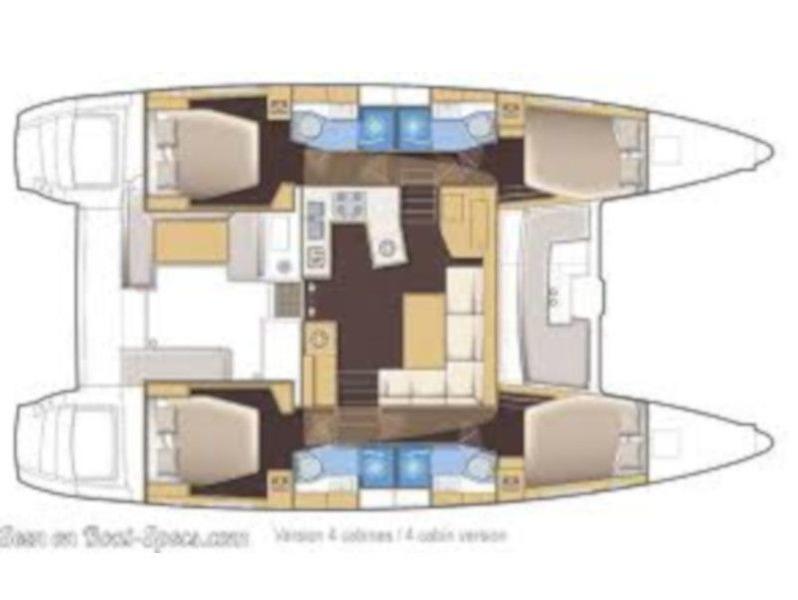 Book yachts online - catamaran - Lagoon 450  Flybridge - Alex JR - rent
