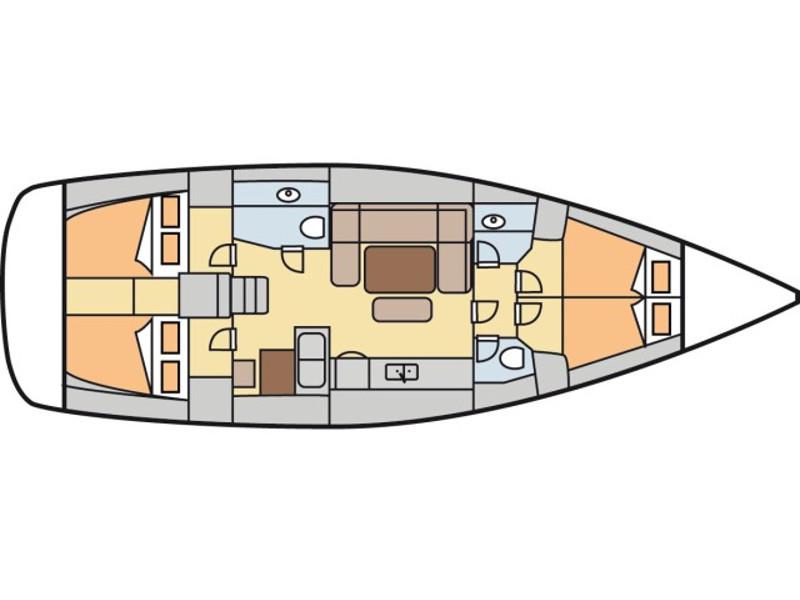 Book yachts online - sailboat - Dufour 450 GL - Trevi - rent