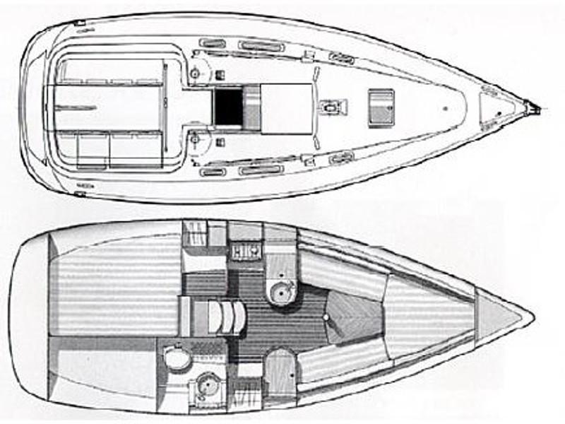 Book yachts online - sailboat - First 265 - COMMODORE - rent