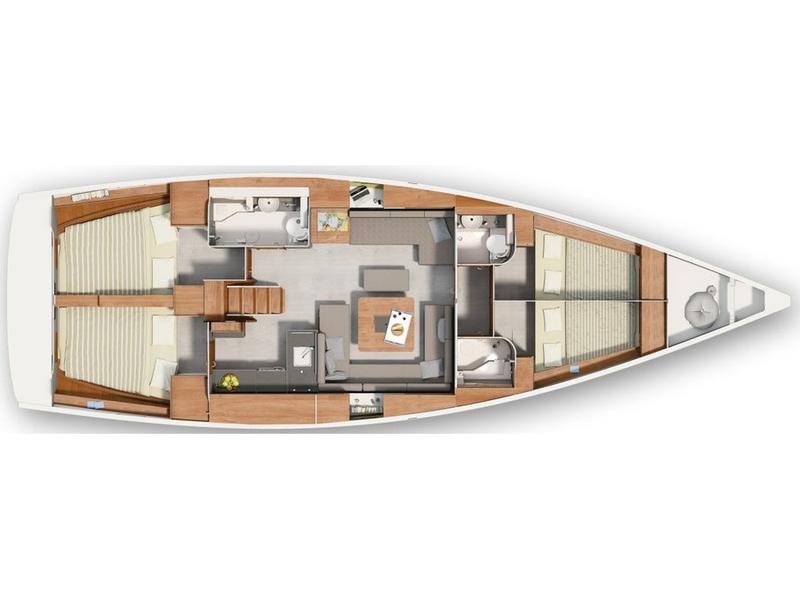 Book yachts online - sailboat - Hanse 455 - Aurum I - rent