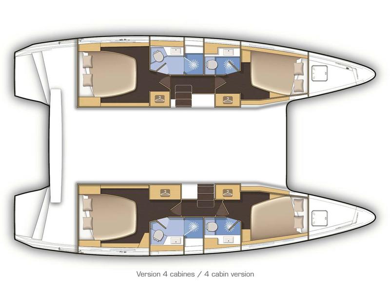 Book yachts online - catamaran - Lagoon 42 A/C &amp; GEN - MOJITO - rent