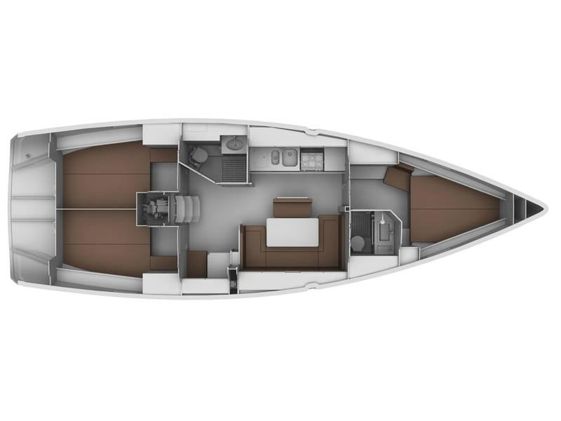 Book yachts online - sailboat - Bavaria Cruiser 40 - Babushka - rent