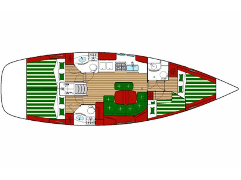 Book yachts online - sailboat - Oceanis 423 - Pegaso - rent