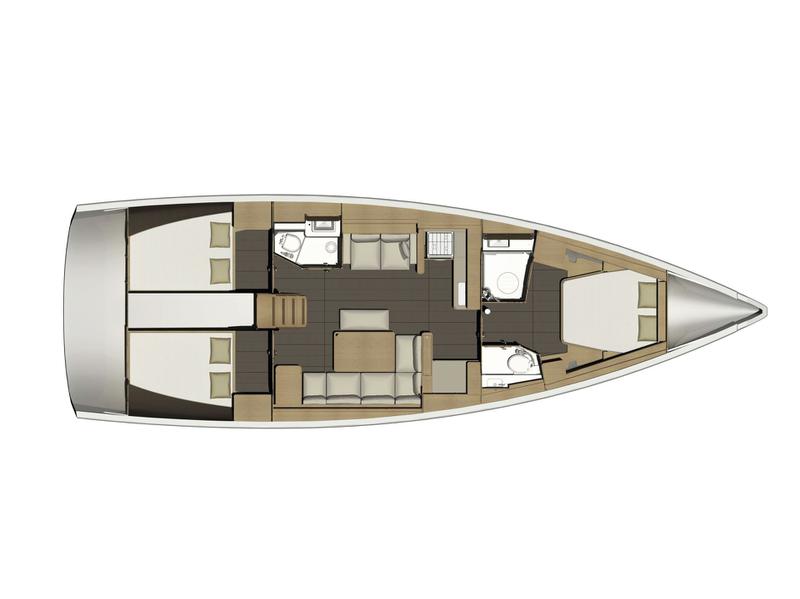 Book yachts online - sailboat - Dufour 460 Grand Large - no name - rent