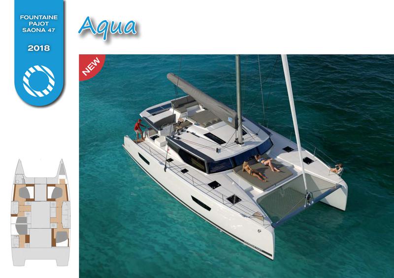 Book yachts online - catamaran - Fountaine Pajot 47 SAONA(GEN,AC,WATERMAKER) - Aqua - rent