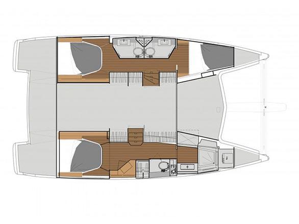 Book yachts online - catamaran - Lucia 40 - sigast - rent