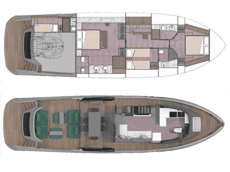 Book yachts online - motorboat - Explorer 62 - Ocean Dreams - rent
