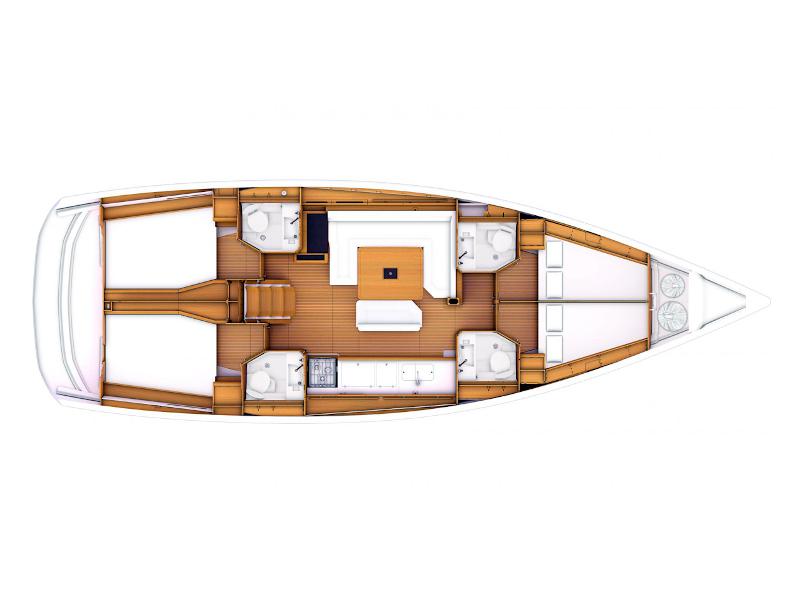 Book yachts online - sailboat - Sun Odyssey 469 - Mopepe II - rent