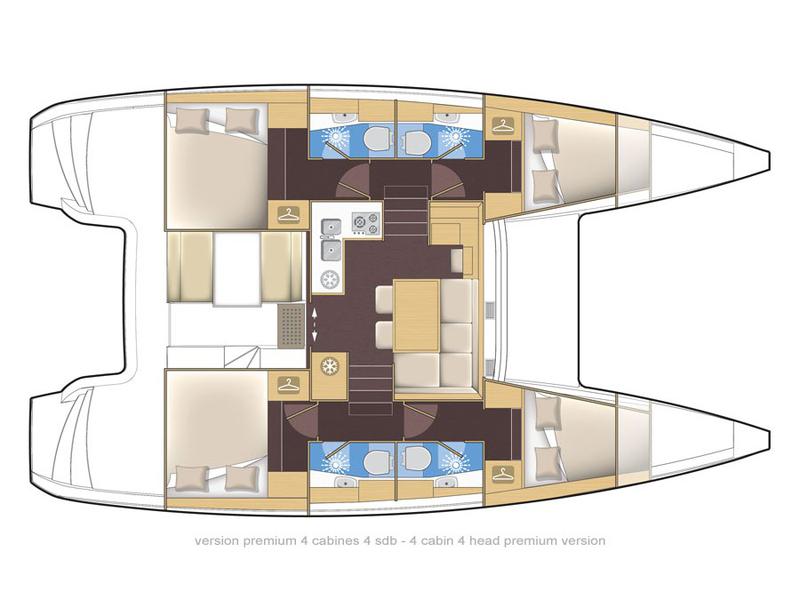 Book yachts online - catamaran - Lagoon 39 - Olympia - rent