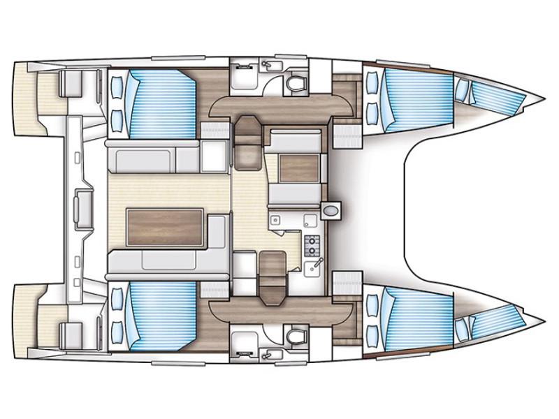Book yachts online - catamaran - Nautitech Open 40 - Silverstar III - rent