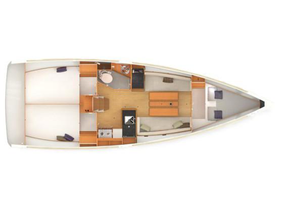 Book yachts online - sailboat - Sun Odyssey 349 - Bizzarra - rent