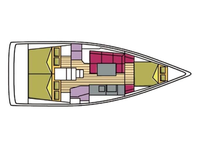 Book yachts online - sailboat - Oceanis 38 - Regulus - rent