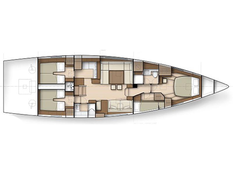 Book yachts online - sailboat - Shipman 50 - Saint Maxime - rent