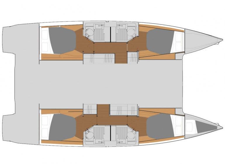 Book yachts online - catamaran - FONTAIN PAJOT - MYisland - rent