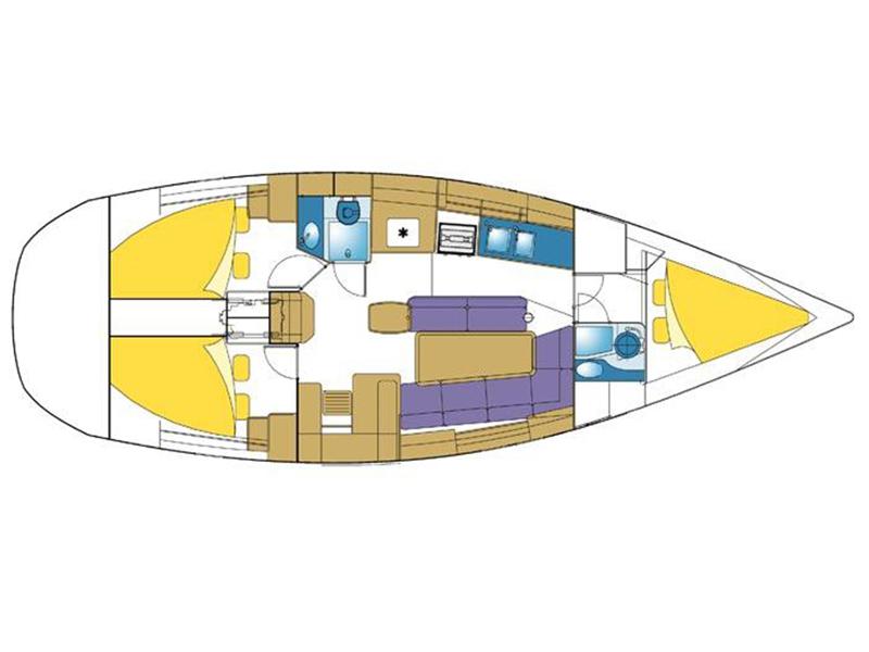 Book yachts online - sailboat - Feeling 39 - Gitana - rent