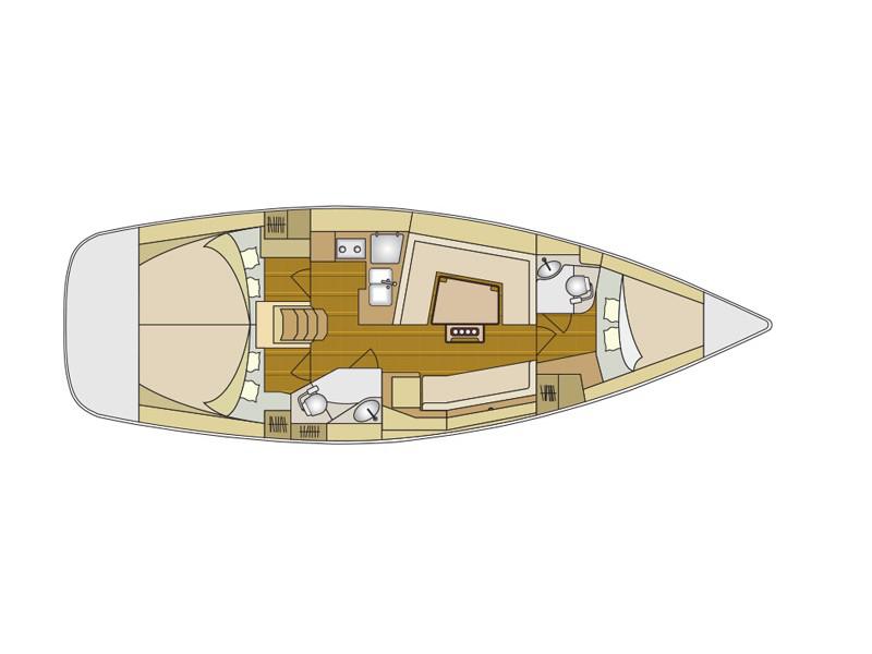 Book yachts online - sailboat - Elan 384 Impression - ALHAMBRA - rent