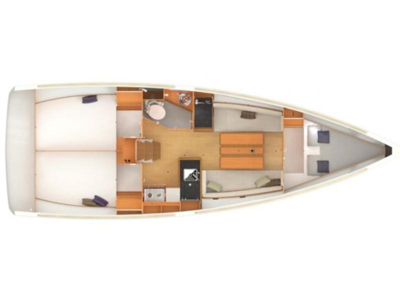 Book yachts online - sailboat - Sun Odyssey 349 - Briana - rent