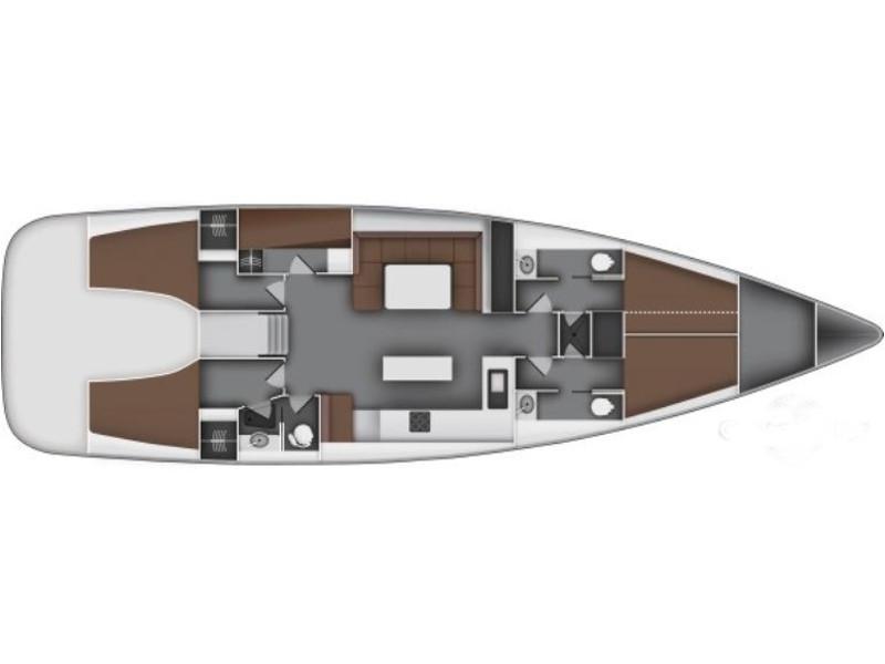 Book yachts online - sailboat - Bavaria 55 Cruiser - B55-10-A - rent