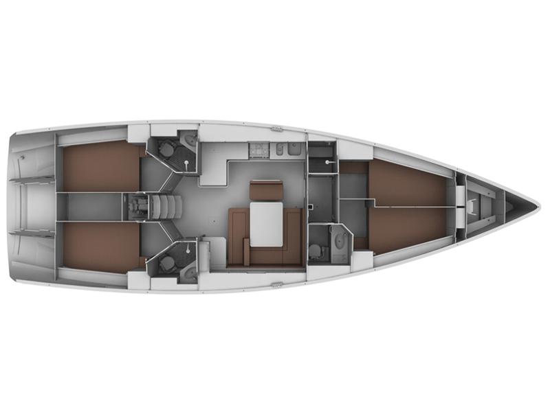 Book yachts online - sailboat - Bavaria Cruiser 45 - B45-11-D - rent