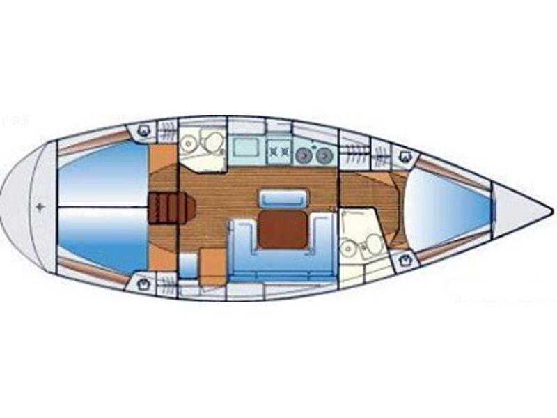 Book yachts online - sailboat - Bavaria 38 - B38-05 - rent
