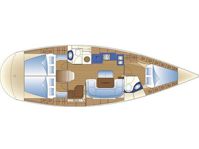 Book yachts online - sailboat - Bavaria 42 Cruiser - Poseidon - rent