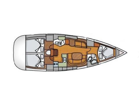 Book yachts online - sailboat - Sun Odyssey 42 i - POSEIDON - rent