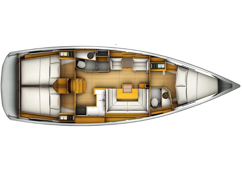 Book yachts online - sailboat - Sun Odyssey 409 - ath40907 - rent