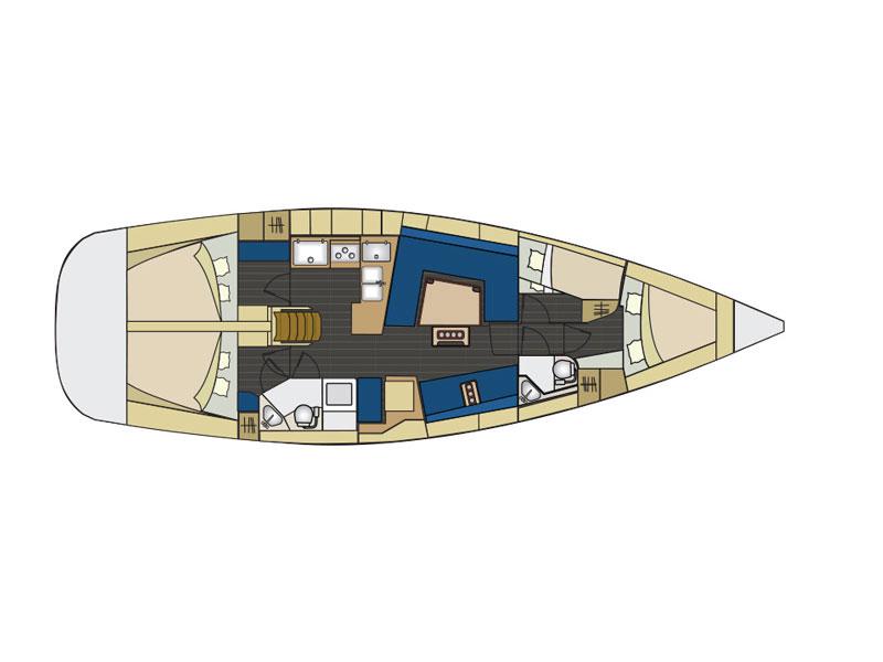 Book yachts online - sailboat - Elan 444 Impression - Korina ( genoa 2016 ) - rent