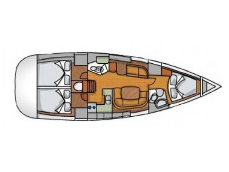 Book yachts online - sailboat - Sun Odyssey 42 i Performance - Mila - rent