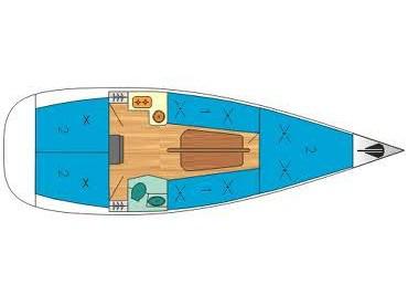 Book yachts online - sailboat - Janmor 32 - Krajan Slam - rent