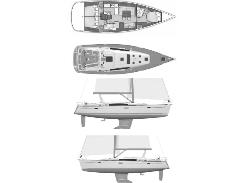 Book yachts online - sailboat - Oceanis 50 - Calypso - rent