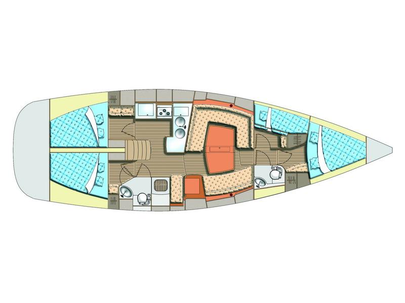 Book yachts online - sailboat - Elan 45 Impression - Jackpot - rent