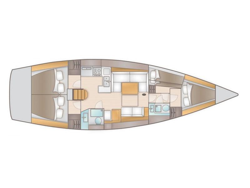 Book yachts online - sailboat - Salona 44 - Neda 1 - rent