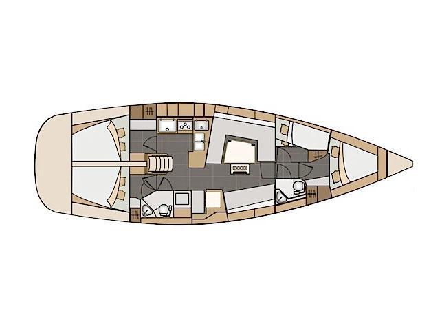 Book yachts online - sailboat - Elan Impression 45 - Princess Tena - rent