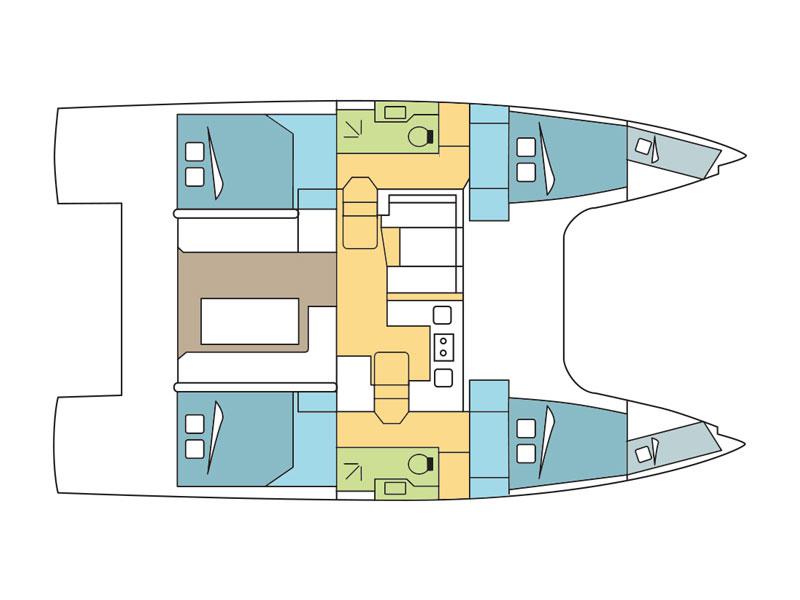 Book yachts online - catamaran - Nautitech Open 40 - Barry - rent