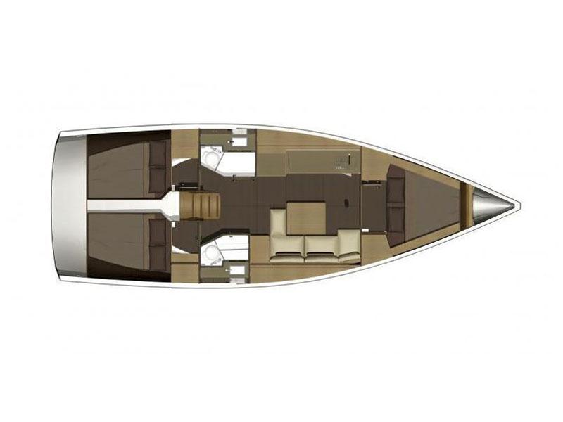 Book yachts online - sailboat - Dufour 382 Grand Large - Dardanus - rent