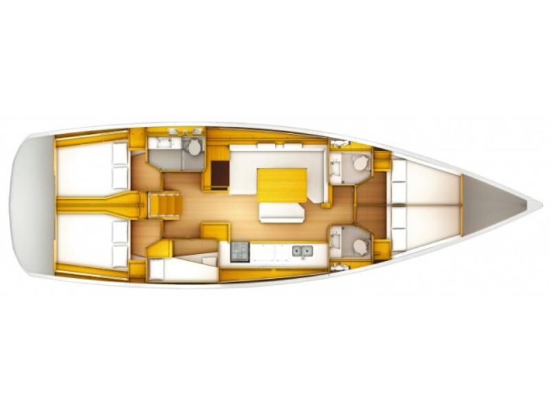 Book yachts online - sailboat - Sun Odyssey 519 - Nicobar - rent