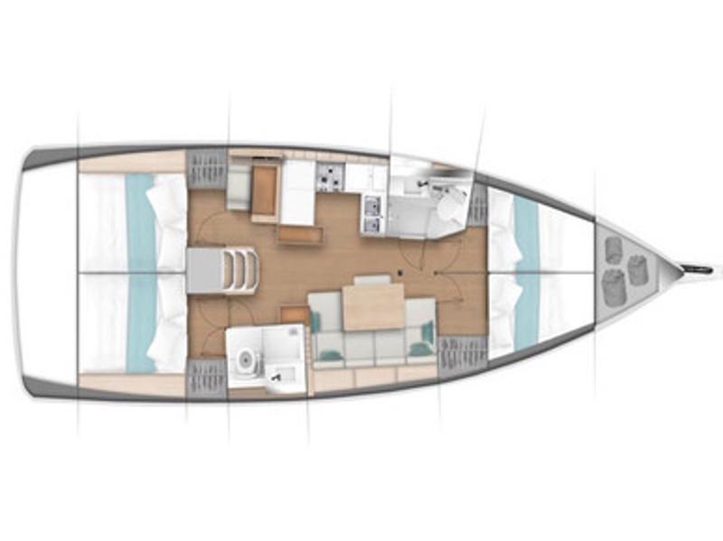 Book yachts online - sailboat - Sun Odyssey 440 - Selene - rent