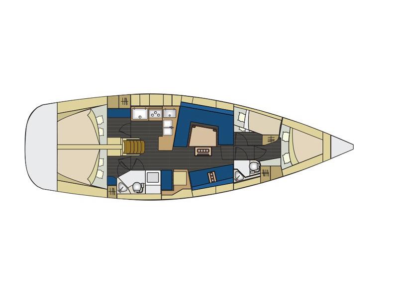 Book yachts online - sailboat - Elan 444 Impression - ANDRIJA - rent
