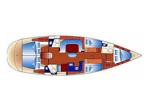 Book yachts online - sailboat - Bavaria 49 - ITT 1 - rent
