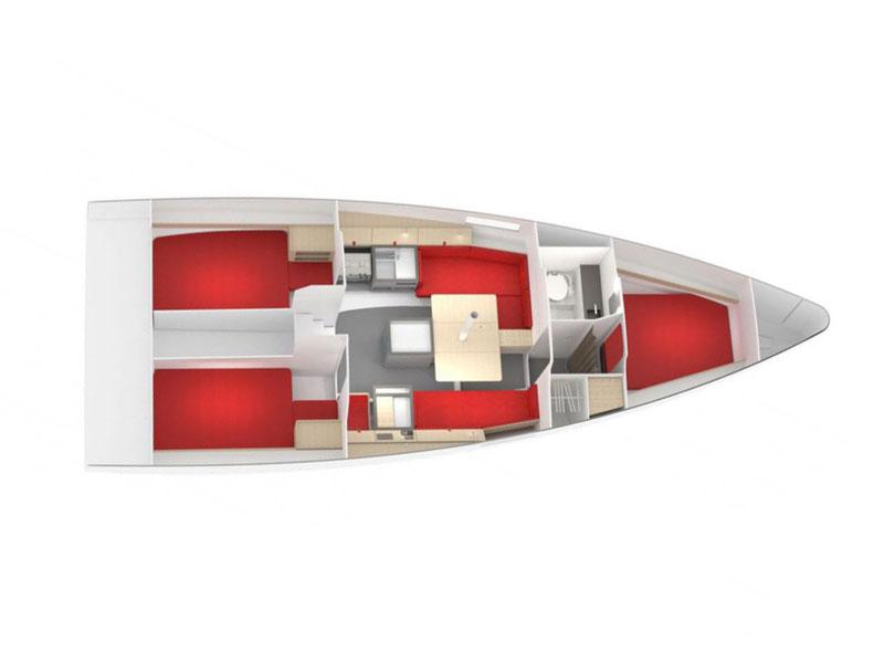 Book yachts online - sailboat - Pogo 36 - Antares - rent